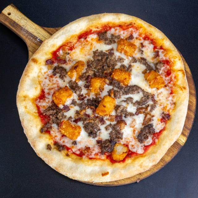 Chopped Cheese Pizza (Personal Pie).